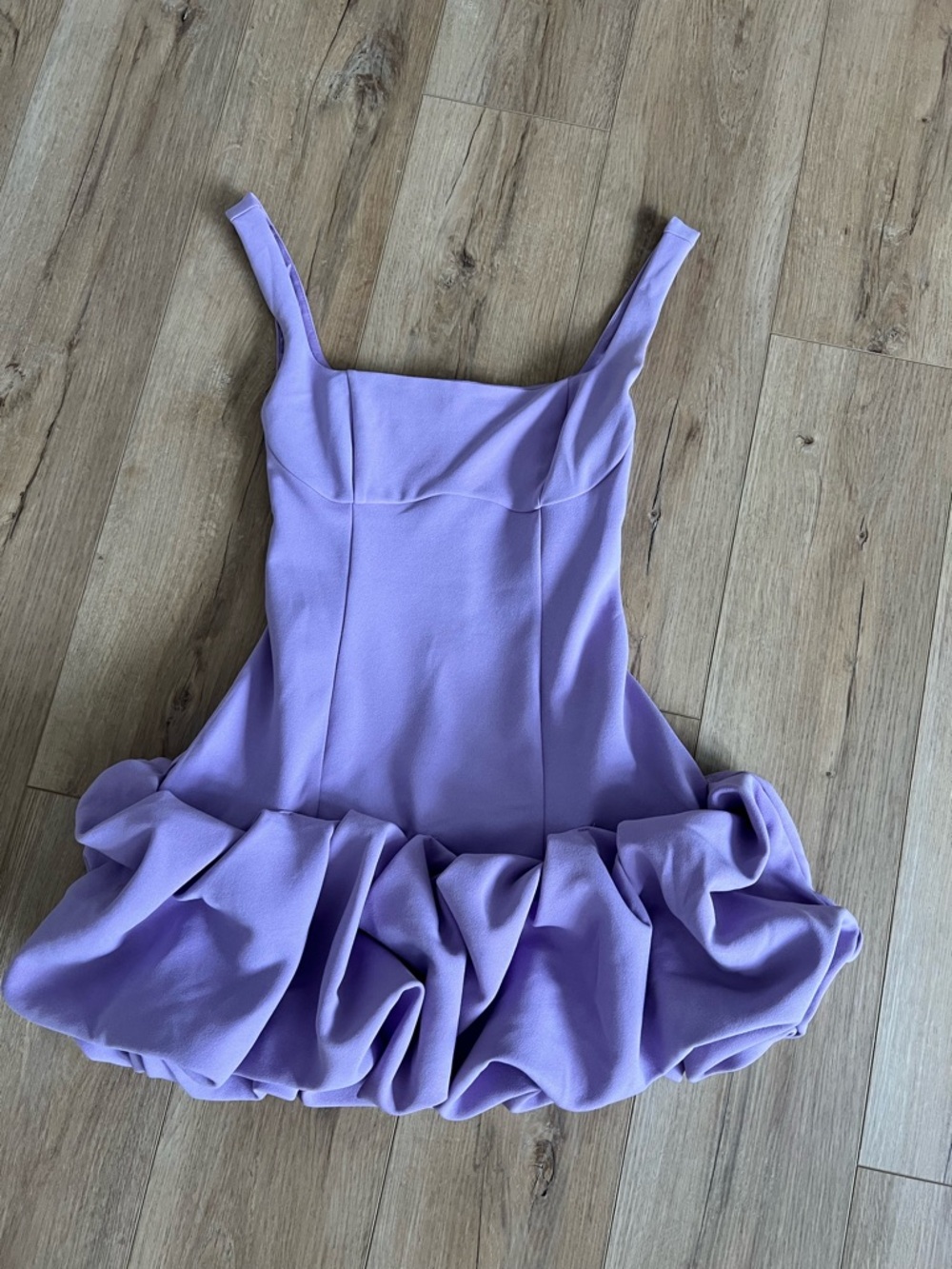 Fashion Nova Lavender Lilac Ruffle Mini Dress